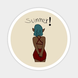 Summer Girl Magnet
